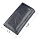 Гаманець-клатч з візитниці ST Leather 18880 Сіро-синій