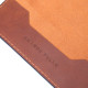 Интересная обложка на паспорт из винтажной кожи Слава ЗСУ GRANDE PELLE 185014 Светло-коричневая