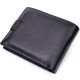 Горизонтальный мужской бумажник ST Leather 186515 черный