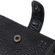 Горизонтальное портмоне для мужчин из натуральной зернистой кожи BOND 185905 Черный