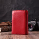 Яскравий гаманець для жінок із натуральної шкіри ST Leather 186575 Червоний