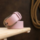 Женский кожаный ремень Vintage 184235 Розовый