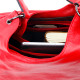 Яркая женская сумка KARYA 184625 кожаная Красный