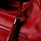 Яркая женская сумка KARYA 184625 кожаная Красный