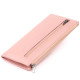 Горизонтальный тонкий кошелек из кожи женский ST Leather 183565 Розовый
