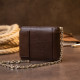 Портмоне унісекс з ланцюжком Vintage 183725 Коричневе