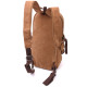 Вместительный текстильный рюкзак в стиле милитари Vintagе 186165 Коричневый