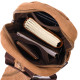 Вместительный текстильный рюкзак в стиле милитари Vintagе 186165 Коричневый