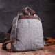 Замечательный мужской рюкзак из текстиля Vintage 186215 Серый