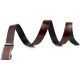 Ремень мужской с коричневой вставкой на пряжке Vintage 183355 Коричневый