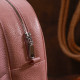 Практичный женский рюкзак из натуральной кожи Shvigel 184465 Розовый