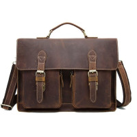 Портфель чоловічий зі шкіри Vintage 182435 Рудий