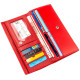 Яркий женский кошелек на кнопке ST Leather 182425 Красный