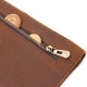 Бумажник мужской тонкий из натуральной винтажной кожи Vintage Коричневый (185235)