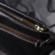 Женская трапециевидная сумка из натуральной кожи Vintage 186365 Черная