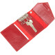Кожаная компактная ключница GRANDE PELLE 184005 Красный