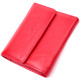 Женский яркий кошелек с монетницей из натуральной кожи ST Leather 186495 Красный