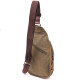 Оригинальная мужская сумка через плечо из текстиля 185205 Vintage Оливковая