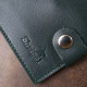 Практичное портмоне из кожи Shvigel 184385 зеленого цвета