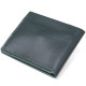 Практичное портмоне из кожи Shvigel 184385 зеленого цвета