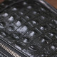 Молодежная кожаная мужская сумка через плечо Vintage 184335 Черный
