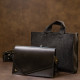 Женская стильная сумка из натуральной кожи GRANDE PELLE 184015 Черный