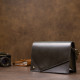 Женская стильная сумка из натуральной кожи GRANDE PELLE 184015 Черный