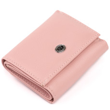 Маленькое портмоне из кожи женское ST Leather 183595 Розовое