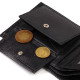 Бумажник для мужчин без застежки из натуральной кожи CANPELLINI 185605 Черный