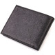 Бумажник для мужчин без застежки из натуральной кожи CANPELLINI 185605 Черный