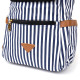 Рюкзак текстильный женский в полоску Vintage 183895 Белый
