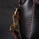 Женская компактная сумка из натуральной кожи Vintage 186235 Черная