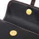 Женская компактная сумка из натуральной кожи Vintage 186235 Черная