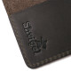 Кожаная обложка для паспорта европейского качества Shvigel 180505 Серый