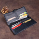 Бумажник мужской из винтажной кожи SHVIGEL 183045 Черный