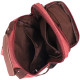 Стильный текстильный рюкзак с уплотненной спинкой и отделением для планшета Vintage 186155 Бордовый