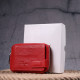Женский кошелек на молнии из натуральной кожи KARYA 185125 Красный