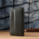 Горизонтальный кошелек с карманом для телефона из натуральной кожи ST Leather 23068 Зеленый