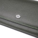 Горизонтальный кошелек с карманом для телефона из натуральной кожи ST Leather 23068 Зеленый