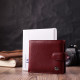 Практичний жіночий гаманець з натуральної шкіри ST Leather 186626 Бордовий