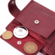 Женский практичный бумажник из натуральной кожи ST Leather 186626 Бордовый
