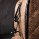 Кожаная женская сумка через плечо на одно отделение Vintage 186356 Бежевая