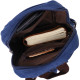 Функциональный текстильный рюкзак в стиле милитари Vintagе 186166 Синий