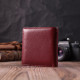 Невеликий жіночий гаманець з монетницею з натуральної шкіри ST Leather 186616 Бордовий