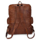 Рюкзак Vintage 180456 из кожи Коричневый