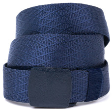 Практичный текстильный мужской ремень Vintage 184526 Синий
