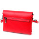 Удобная женская сумка на плечо KARYA 184616 кожаная Красный