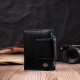 Портмоне для женщин в классическом цвете с интересной монетницей ST Leather 186426 Черный