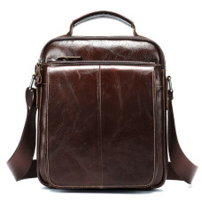 Сумка мужская кожаная Vintage 182506 Коричневая