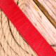 Добротный женский ремень под джинсы из натуральной кожи Grande Pelle 185306 Красный